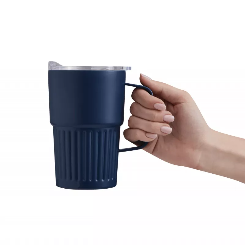 Próżniowy kubek 450 ml WAVE HOLD - granatowy (56-0304711)