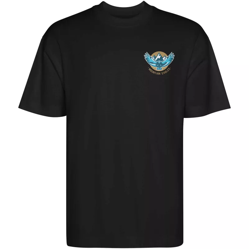 Chow - koszulka unisex z krótkim rękawem, fason oversize - Czarny (R6561-BLACK)