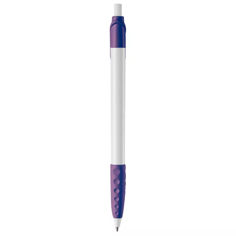 Długopis plastikowy (ABS) Cosmo - biało / purpurowy (LT87622-N0172)