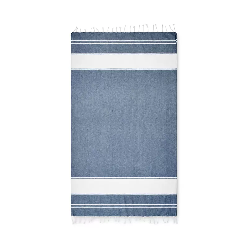 Torba plażowa z ręcznikiem hammam 180 g/m² HUMMUM - Niebieski (MO2954-04)