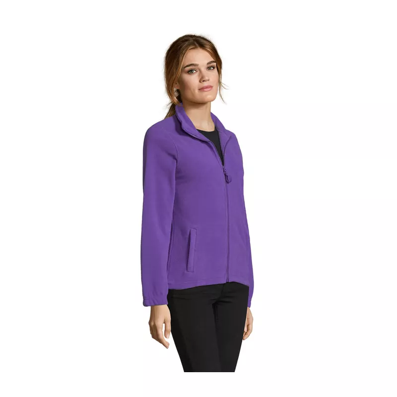 Polar damski rozpinany 300 g/m² Sol's NORTH WOMEN - Dark Purple (S54500-DA)