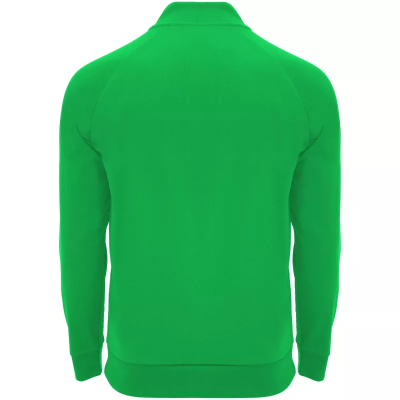Epiro bluza unisex z długim rękawem i zamkiem błyskawicznym 1/4 200 g/m² - Green Fern (R1115-GRFERN)