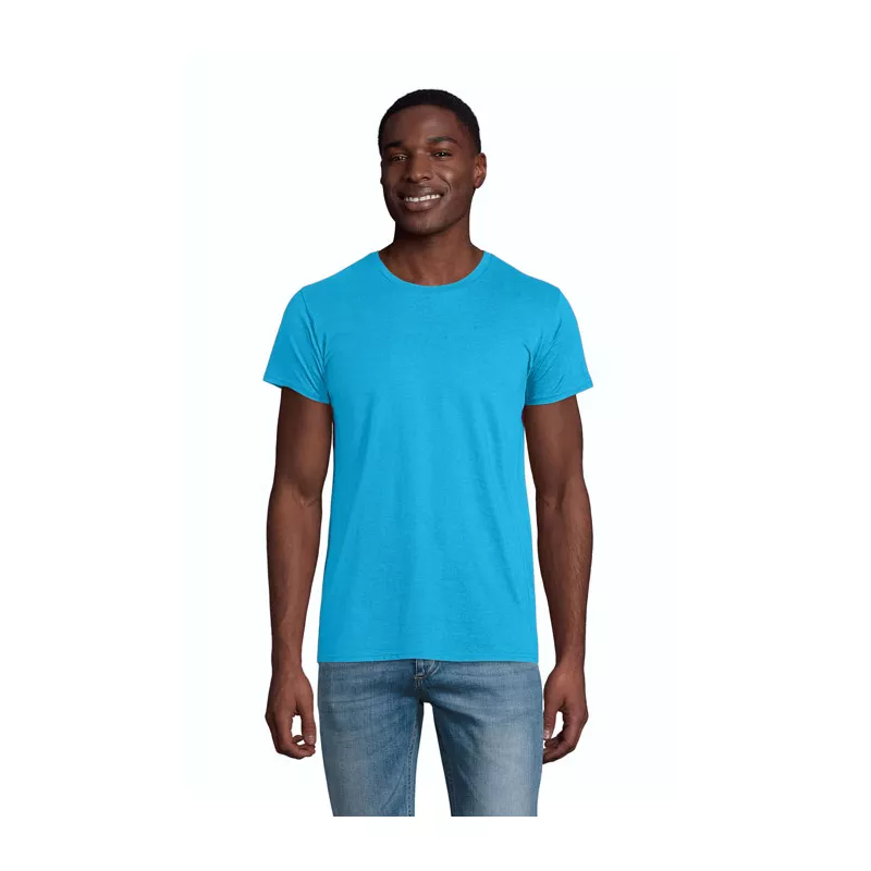Koszulka męska organiczna 175 g/m² Sol's PIONEER MEN - Aqua (S03565-AQ)