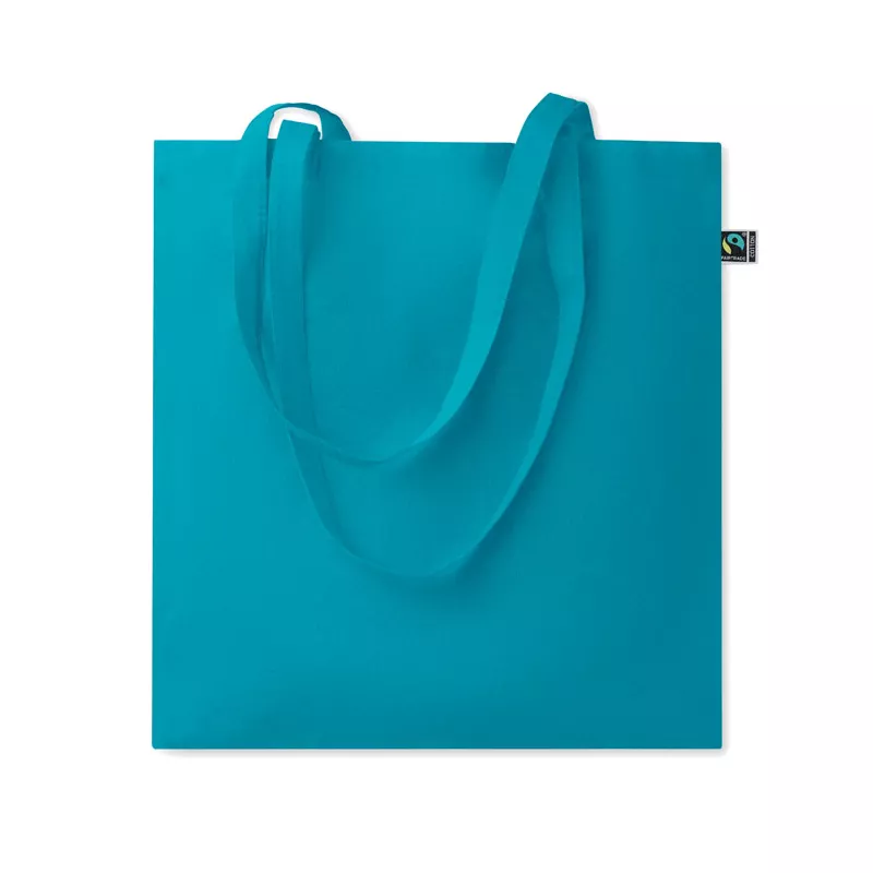 Torba bawełniana Fairtrade 180 g/m² OSOLE+ COLOUR - Turkusowy (MO2589-12)