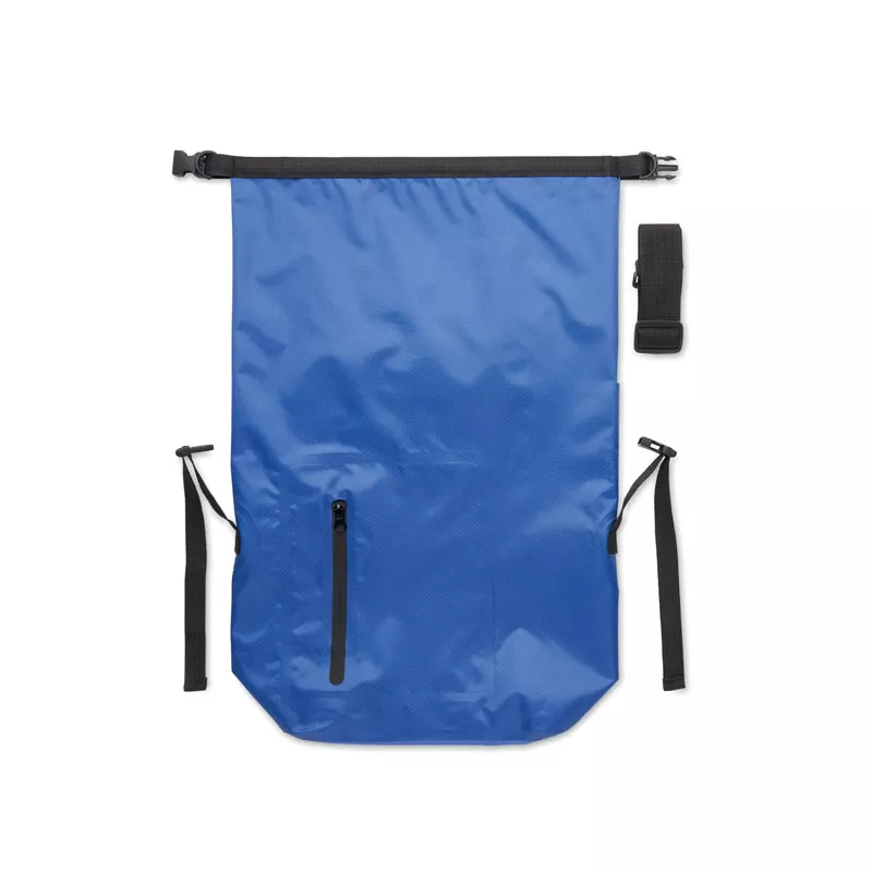 Plecak wodoodporny rolltop z RPET 25 l SCUBAROLL - Niebieski (MO2181-37)