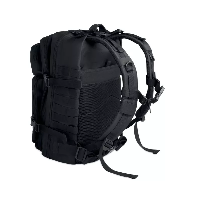 Plecak turystyczny z RPET 600D 50 l CARRYCONFI - Czarny (MO2970-03)