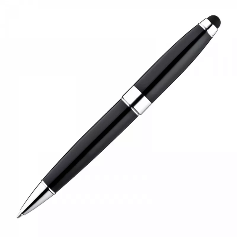 Długopis metalowy touch pen ROSE - czarny (1851003)