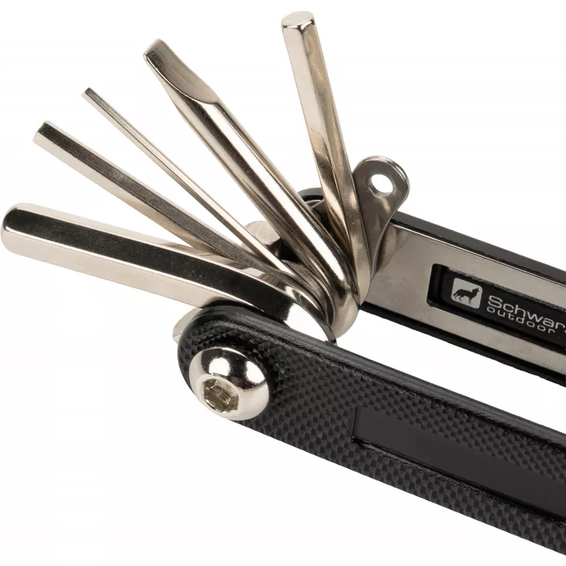 Zestaw narzędzi rowerowych TIBESTI Schwarzwolf - czarny (F5200100AJ303)