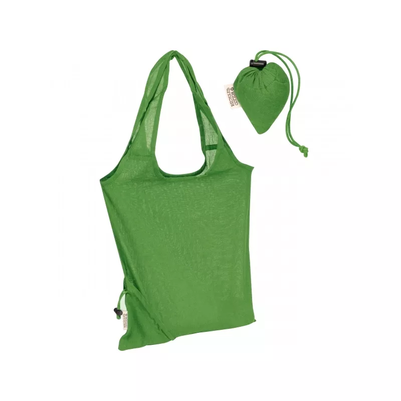 Torba bawełniana z recyklingu 118 g/m2 Modena - zielony (526209)