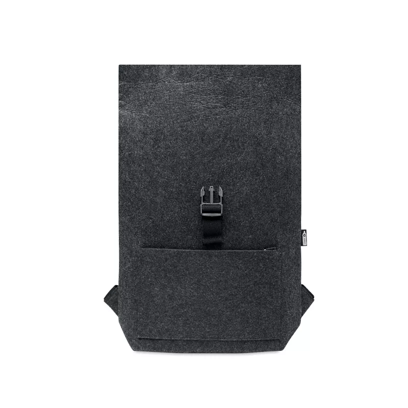 Plecak z filcu RPET z przegrodą na laptop INDICO PACK - Kamienny Szary (MO6456-15)