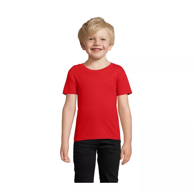 Koszulka dziecięca organiczna Sol's PIONEER KIDS - Czerwony (S03578-RD)