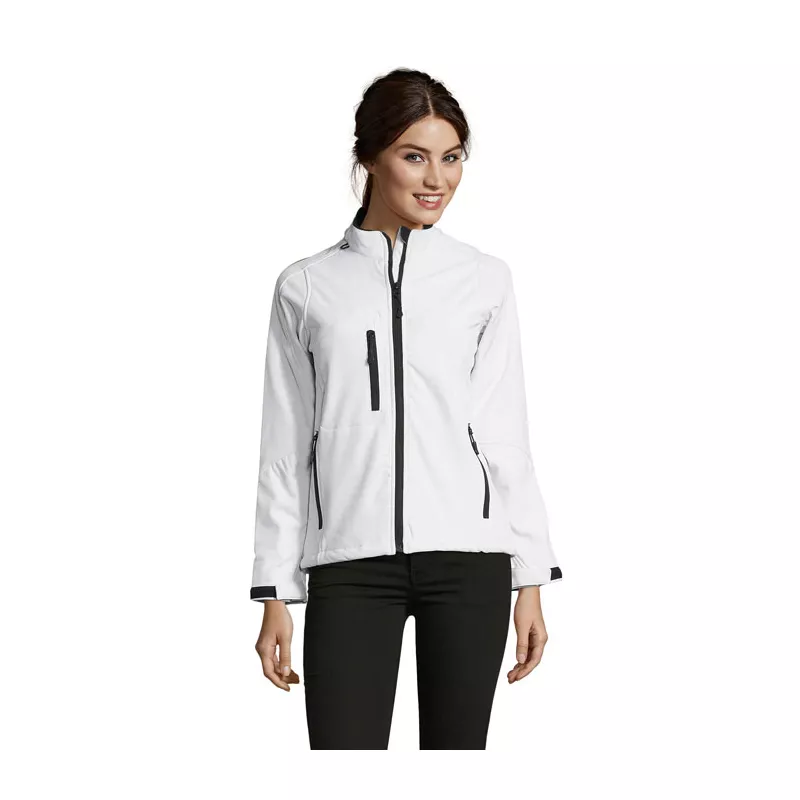 Softshell damski wodoodporny 340 g/m² Sol's ROXY - Bialy (S46800-WH)