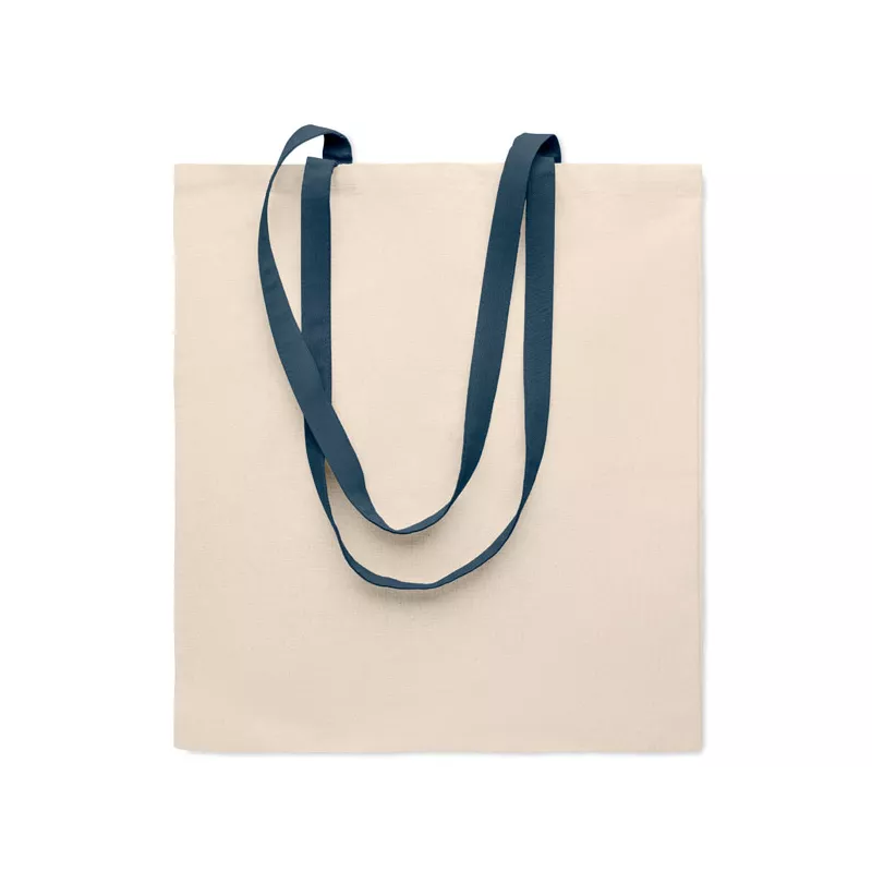 Torba bawełniana na zakupy 140 g/m² ZEVRA - Niebieski (MO6437-04)