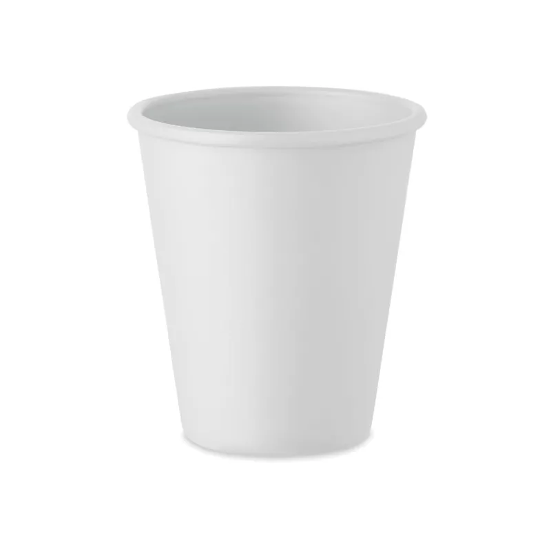 Kubek wielorazowy z PLA 200 ml CUPFUL - Bialy (MO2607-06)