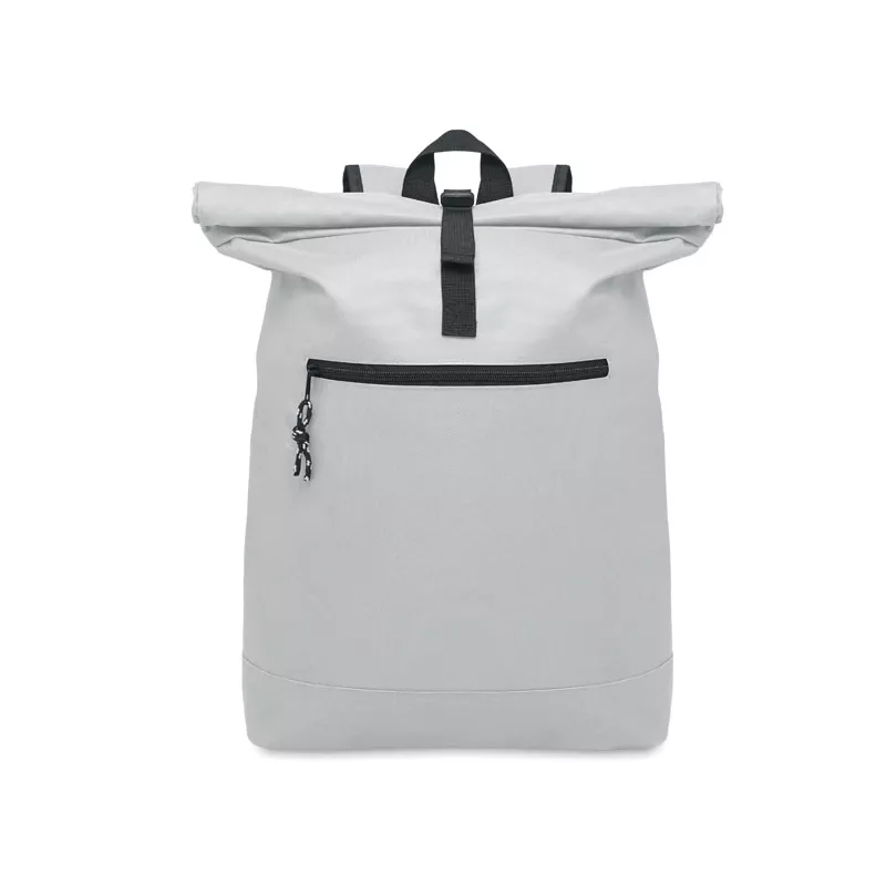Plecak rolltop na laptop 15" z poliestru 600D IREA - Bialy (MO2170-06)
