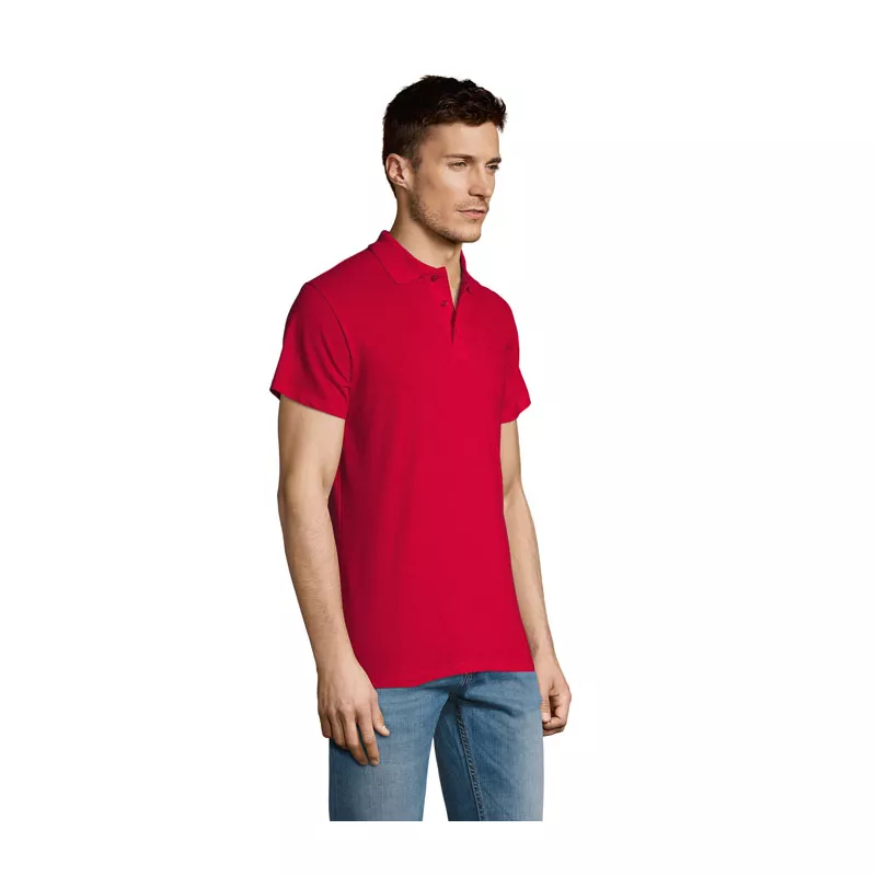 Koszulka polo męska piqué 170 g/m² Sol's SUMMER II - Czerwony (S11342-RD)