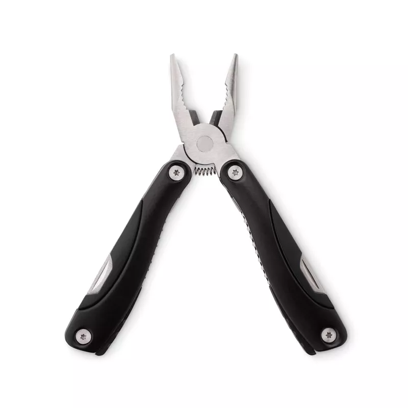 Nóż wielofunkcyjny 9w1 w etui ALOQUIN - Czarny (MO8914-03)