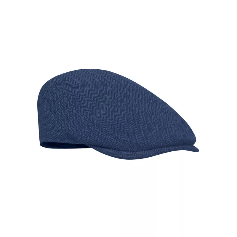 Czapka kaszkiet melanżowa 335 g/m² BLIND PEAK - Niebieski (MO2966-04)