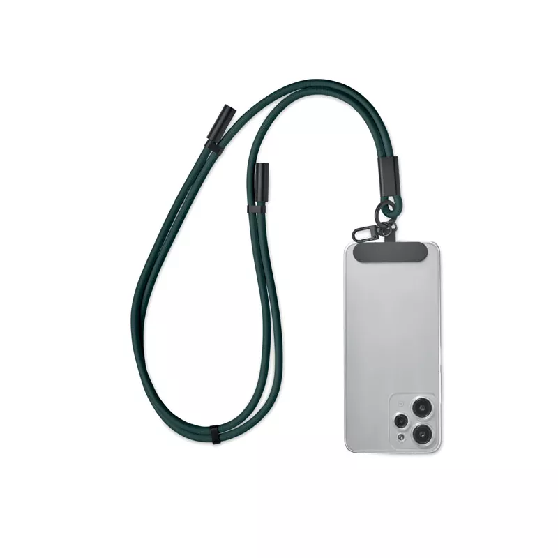 Smycz do telefonu z kablem 60W USB-C COCHARGE - Ciemnozielony (MO2618-60)