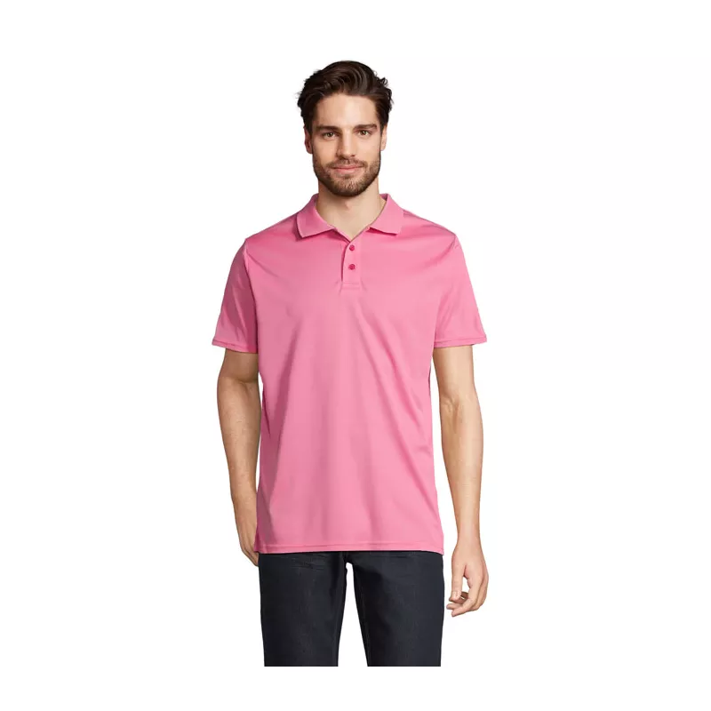 Polo sportowe unisex z recyklingu Sol's PITCHER - Ribbon Pink (S04442-PI)