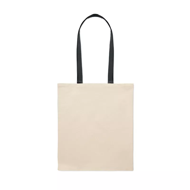 Torba bawełniana na zakupy 140 g/m² ZEVRA - Czarny (MO6437-03)