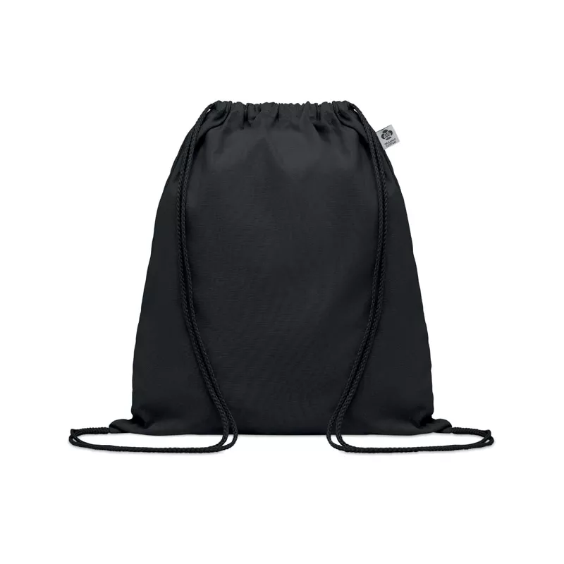 Torba z bawełny organicznej 140 g/m² YUKI COLOUR - Czarny (MO6355-03)