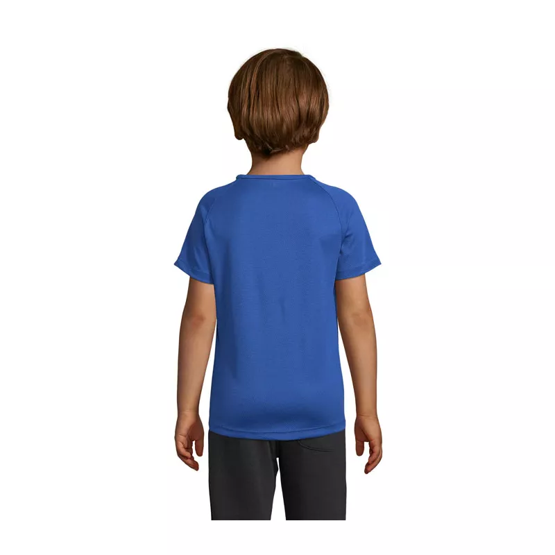 Koszulka sportowa dziecięca 140 g/m² Sol's SPORTY KIDS - Niebieski (S01166-RB)