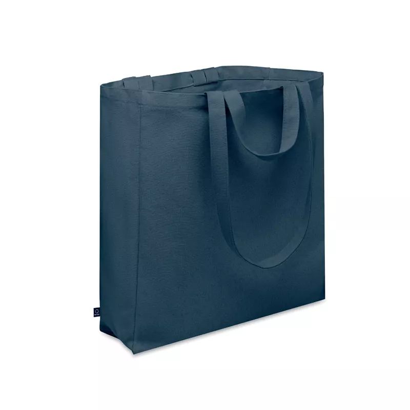 Torba na zakupy z recyklingu 380 g/m² GAVE COLOUR - Niebieski (MO2565-04)