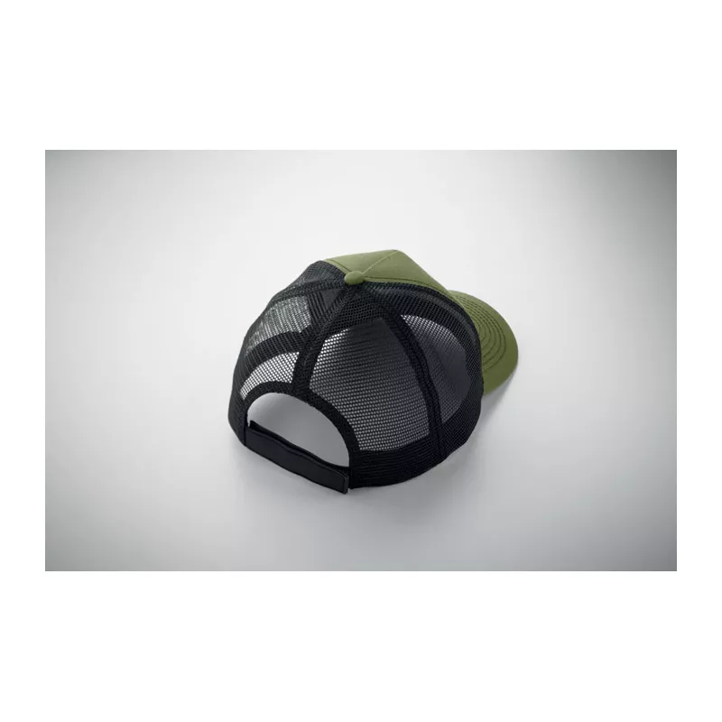 Czapka z daszkiem trucker bawełniana 250 g/m² BLIST - Zieleń Wojskowa (MO2986-49)