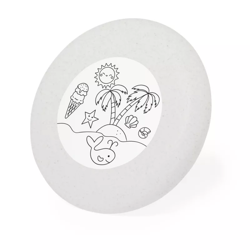 Frisbee do kolorowania, kredki - neutralny (V2140-00)