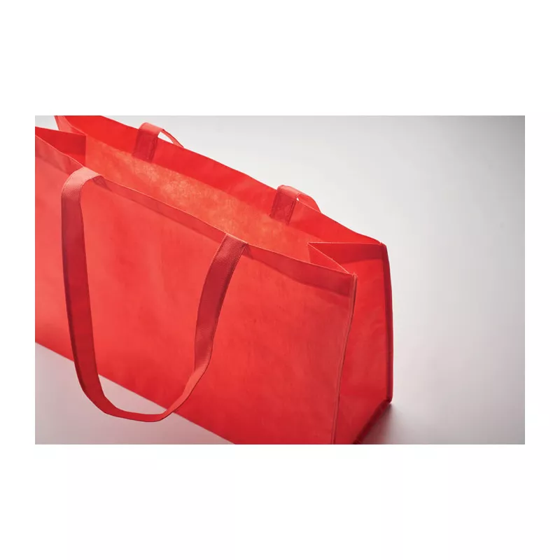 Torba na zakupy z włókniny RPET 80 g/m² KAIMONO - Czerwony (MO2193-05)