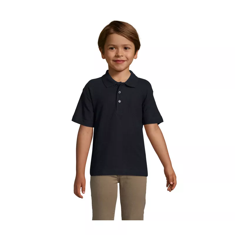 Polo dziecięce piqué 170 g/m² Sol's SUMMER II KIDS - Granatowy (S11344-NY)