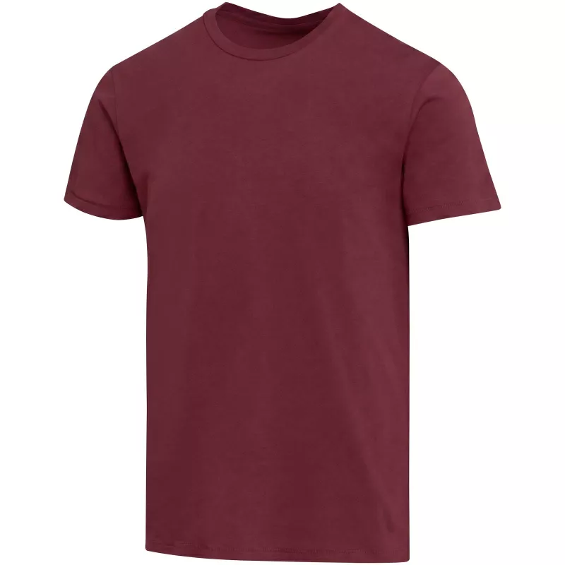 Balfour organiczna koszulka unisex o gramaturze 200 g/m² z krótkim rękawem i certyfikatem OCS - Głęboki bordowy (39557-DPBURGUN)