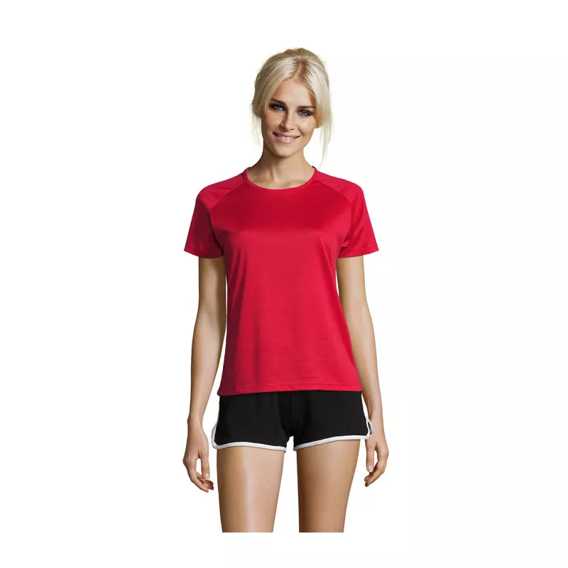 Koszulka sportowa damska 140 g/m² Sol's SPORTY WOMEN - Czerwony (S01159-RD)