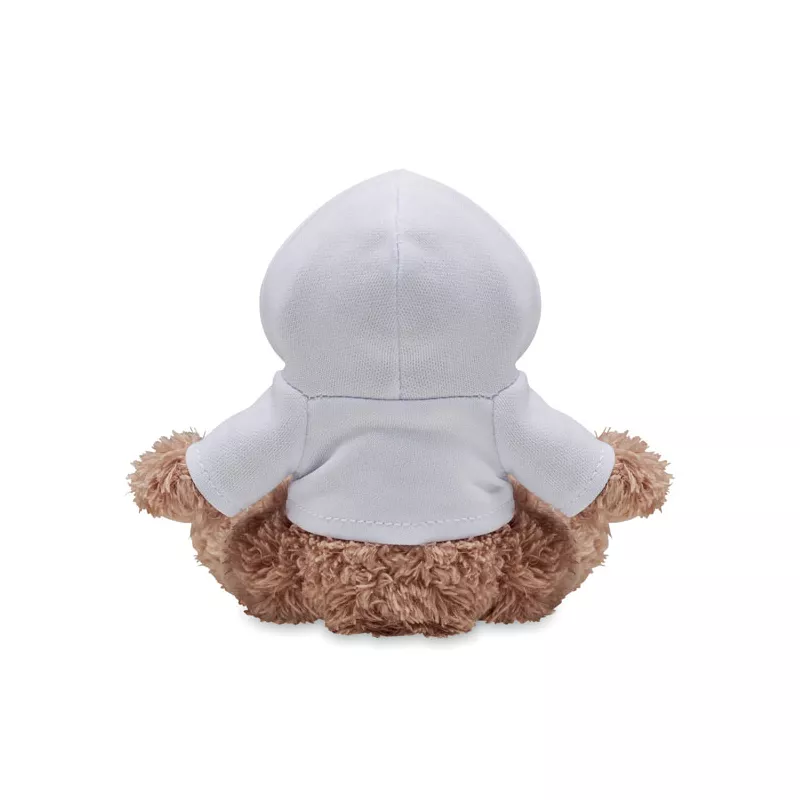 Maskotka piesek w bluzie z kapturem DOGGY - Bialy (MO6806-06)