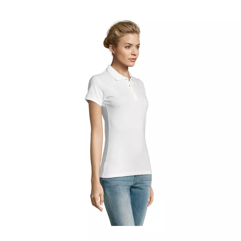 Polo damskie piqué 180 g/m² Sol's PERFECT WOMEN - Bialy (S11347-WH)