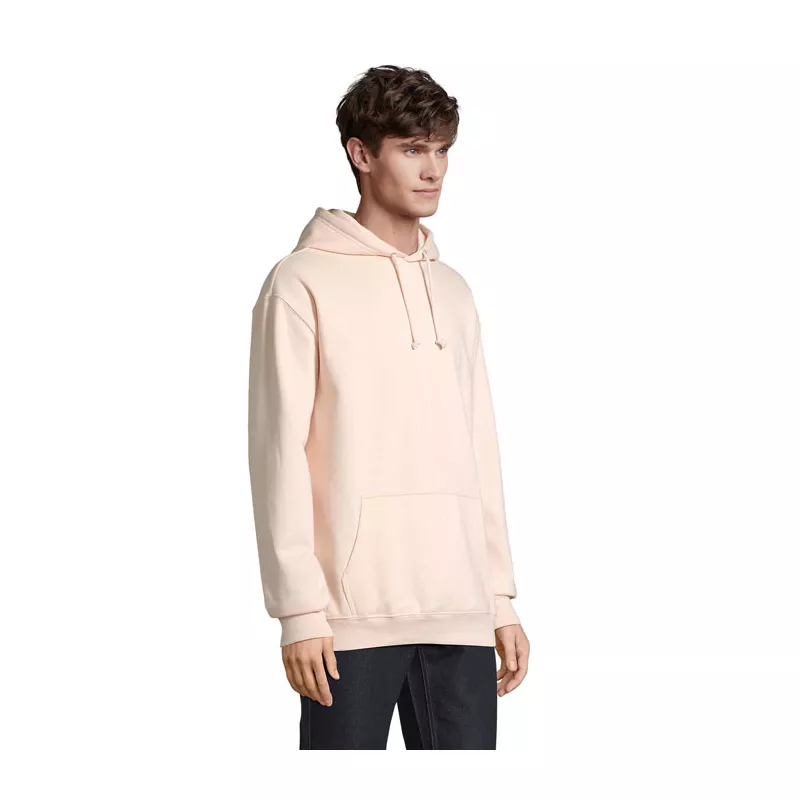 Bluza unisex z kapturem 280 g/m² Sol's CONDOR - Kremowy Róż (S03815-CP)