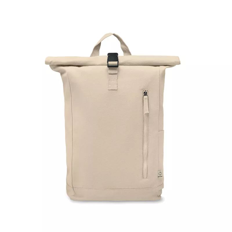Plecak z bawełny z recyklingu 390 g/m² KAMET - Bezowy (MO2552-13)