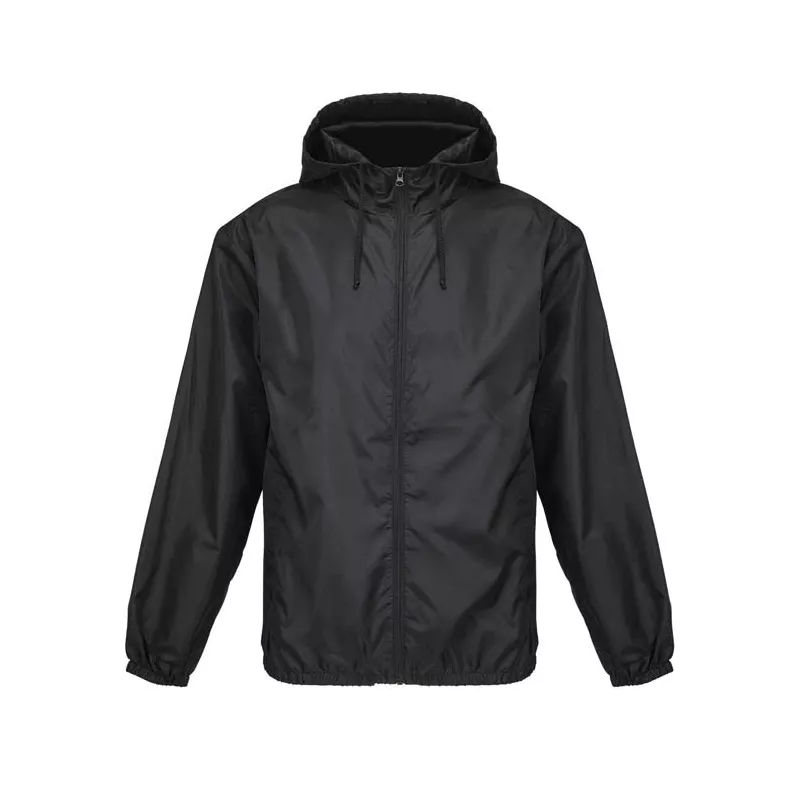 Wiatrówka unisex wodoodporna z kapturem Sol's SHIELD - Czarny (S04758-BK)