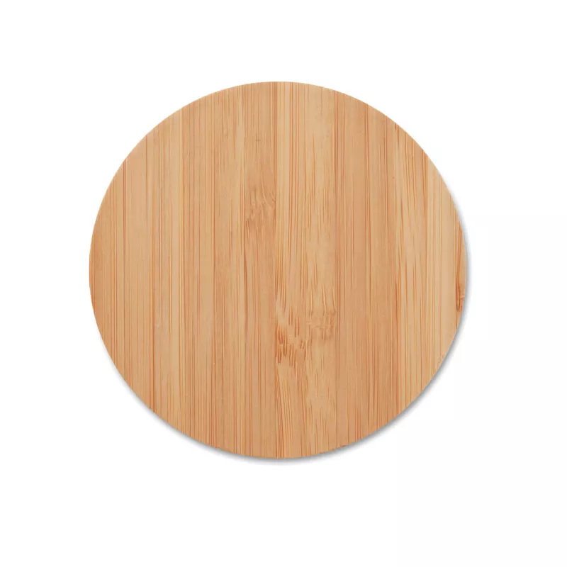 Ładowarka bezprzewodowa bambusowa 5W RUNDO - Drewna (MO9434-40)