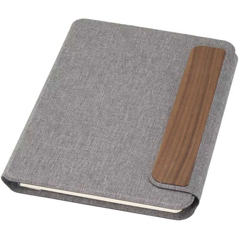 Andean portfolio A5 z recyklingu z certyfikatem RCS  - Szary (10799382)