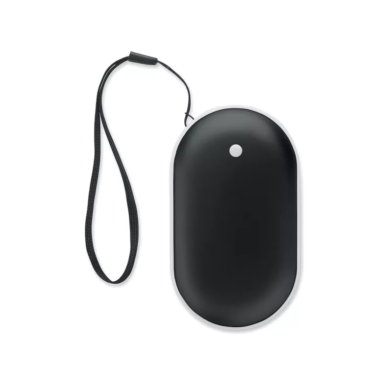 Ogrzewacz do rąk z powerbankiem 5000 mAh MUKAVA - Czarny (MO2777-03)