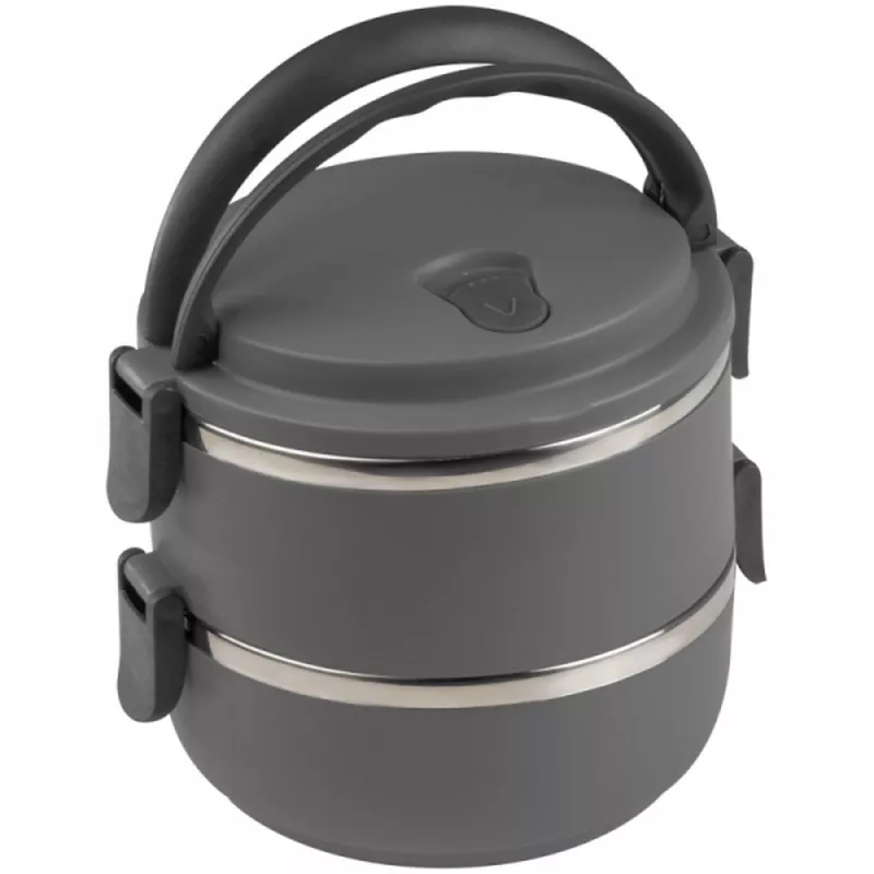 Lunch box HOME - ciemnoszary (093177)