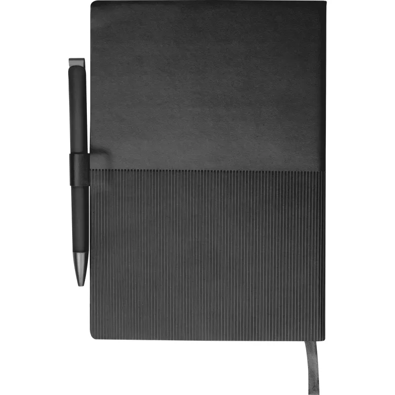 Notes A5 w linie z długopisem MERSIN - czarny (562003)