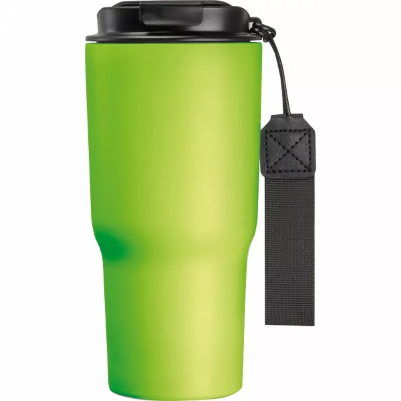 Kubek termiczny 550 ml ze stali z recyklingu DANA - jasnozielony (8523929)