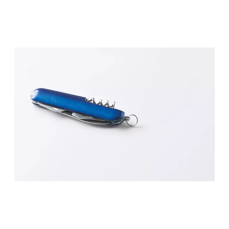 Scyzoryk z aluminium 5 funkcji MULTICHILLO - Niebieski (MO2531-04)