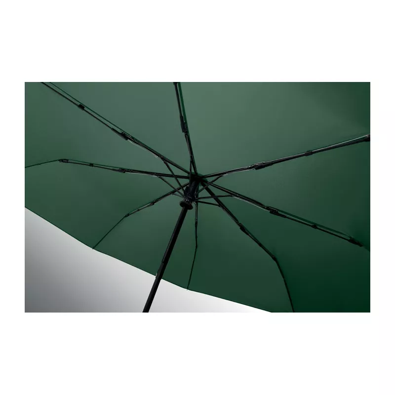 Parasol składany wiatroodporny 21" z RPET UMKRAB - Zielony (MO2692-09)