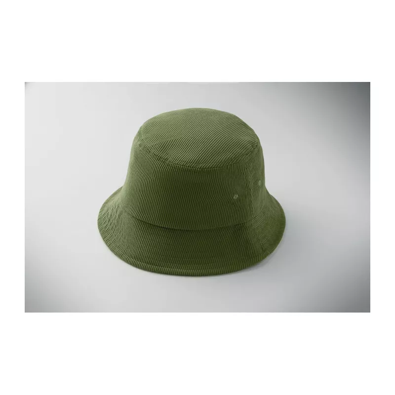 Kapelusz bucket sztruksowy 220 g/m² SCOOP - Zieleń Wojskowa (MO2869-49)