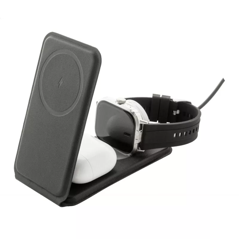 LuxCharge Stand Uchwyt na telefon RPU, ładowarka indukcyjna - czarny (AP864120-10)