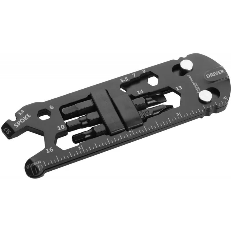 Zestaw narzędzi rowerowych INARI Schwarzwolf - czarny (F5202000AJ303)